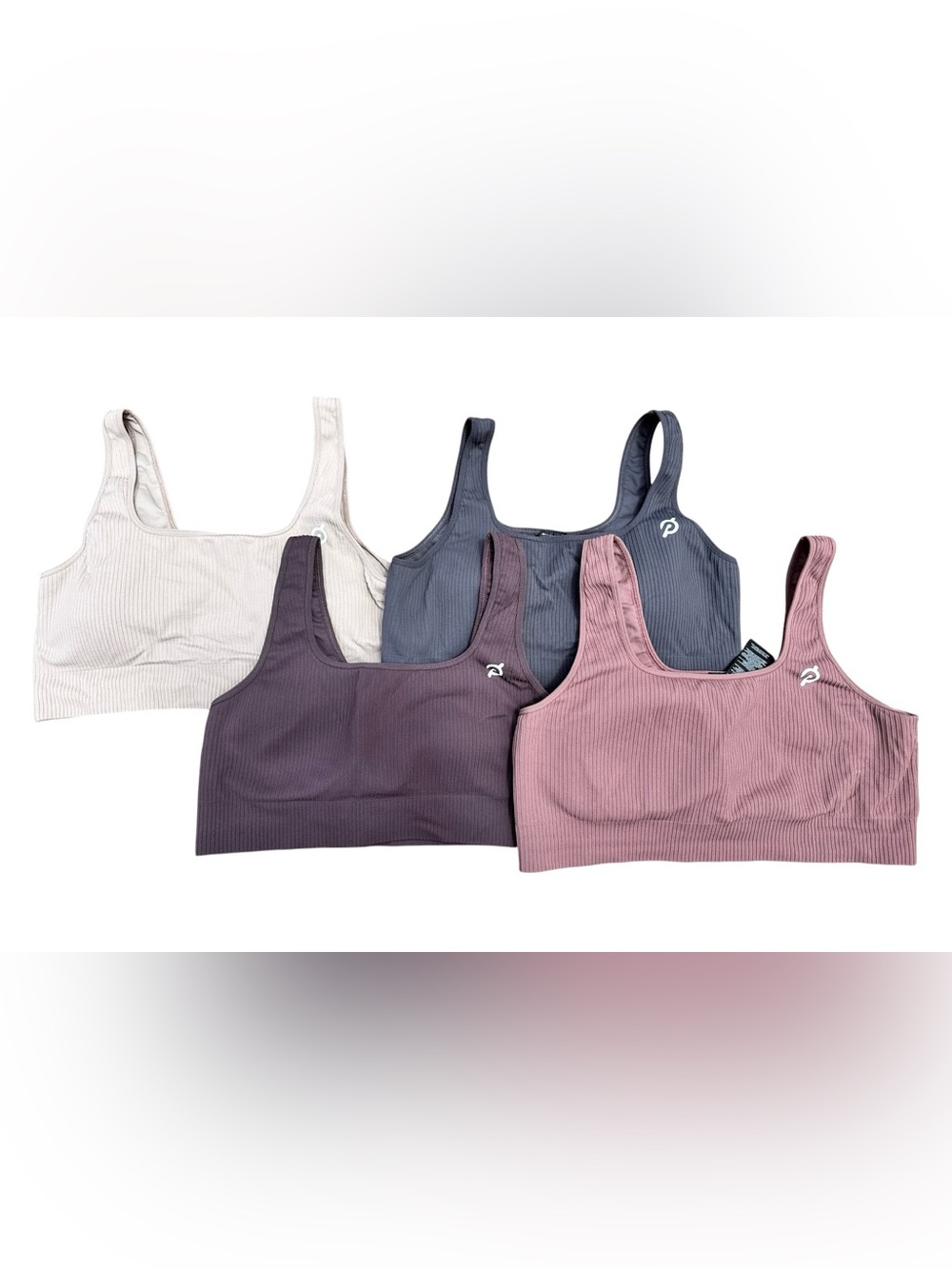 LOT of 4 Peloton Seamless Square Neck Bras XL/XXL - Hard to find!